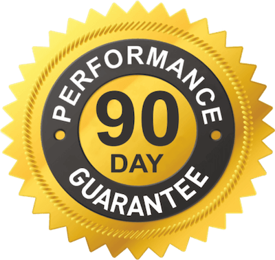 90-day guarantee badge